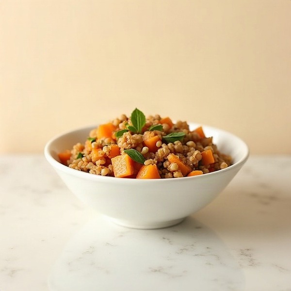 A planned meal in a bowl